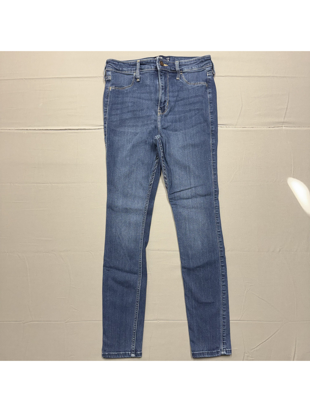 Hollister Women's Size 5S 27x26 High Rise Jean Legging Blue Advanced Stretch